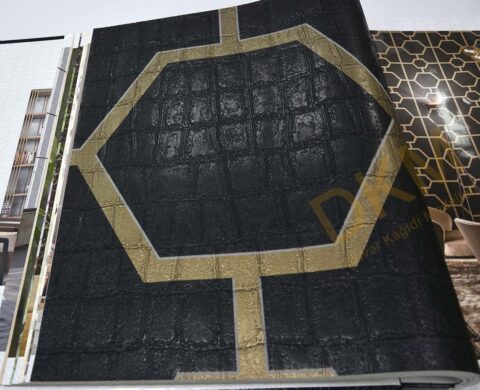 İthal Phillipp Plein Z84-1 Z80023 Geometrik şekiller Duvar Kağıdı 10m²