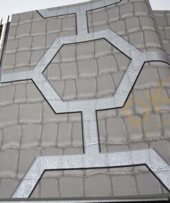 İthal Phillipp Plein Z84-1 Z80026 Geometrik şekiller Duvar Kağıdı 10m²
