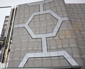 İthal Phillipp Plein Z84-1 Z80026 Geometrik şekiller Duvar Kağıdı 10m²