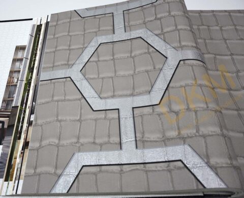 İthal Phillipp Plein Z84-1 Z80026 Geometrik şekiller Duvar Kağıdı 10m²