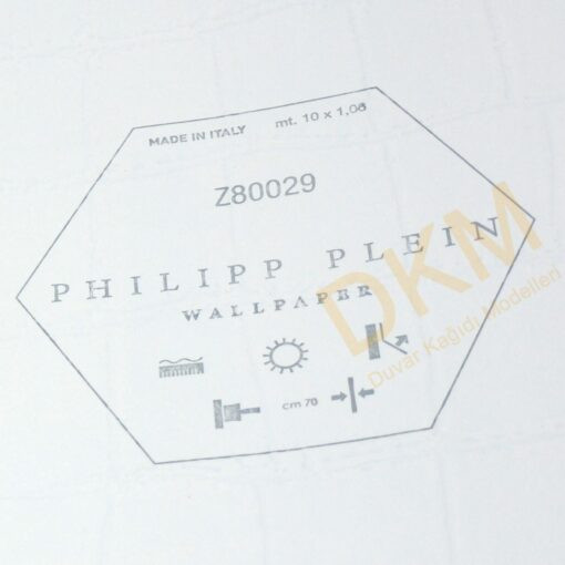 İthal Phillipp Plein Z85-1 Z80029 Geometrik şekiller Duvar Kağıdı 10m² - Görsel 3
