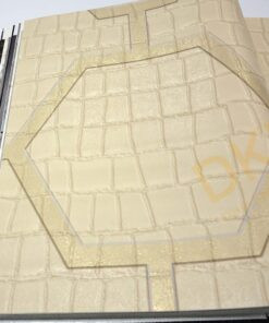 İthal Phillipp Plein Z84-1 Z80030 Geometrik şekiller Duvar Kağıdı 10m²