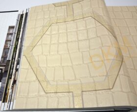 İthal Phillipp Plein Z84-1 Z80030 Geometrik şekiller Duvar Kağıdı 10m²