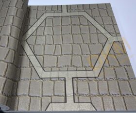 İthal Phillipp Plein Z84-1 Z80033 Geometrik şekiller Duvar Kağıdı 10m²