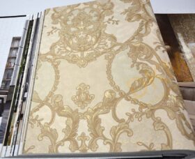 İthal Phillipp Plein Z86-1 Z80037 Damask büyük Duvar Kağıdı 10m²