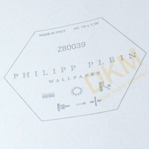 İthal Phillipp Plein Z87-1 Z80039 Deri Duvar Kağıdı 10m² - Görsel 3