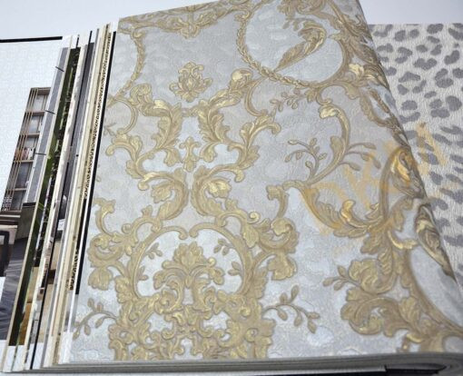 İthal Phillipp Plein Z86-1 Z80043 Damask büyük Duvar Kağıdı 10m²
