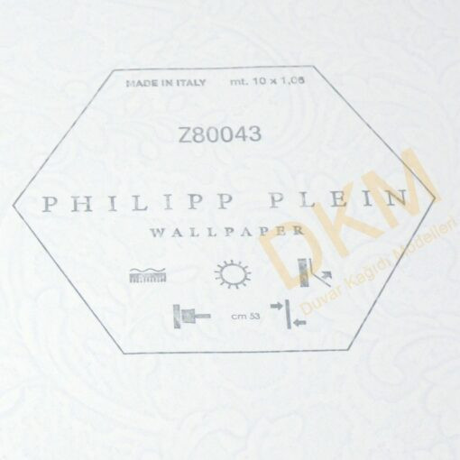 İthal Phillipp Plein Z86-1 Z80043 Damask büyük Duvar Kağıdı 10m² - Görsel 3
