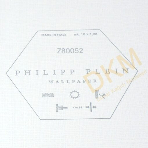 İthal Phillipp Plein Z88-1 Z80052 Düz kumaş Duvar Kağıdı 10m² - Görsel 3