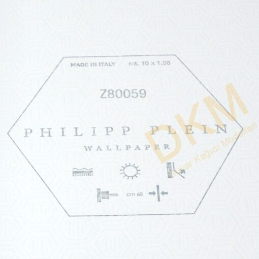 İthal Phillipp Plein Z89-1 Z80059 Geometrik şekiller Duvar Kağıdı 10m² - Görsel 3