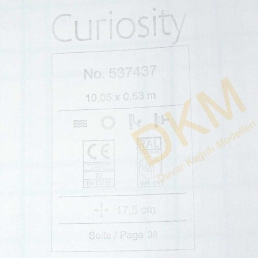 Rasch Curiosity C3-1 537437 Pötikare Duvar Kağıdı 5m² - Görsel 3