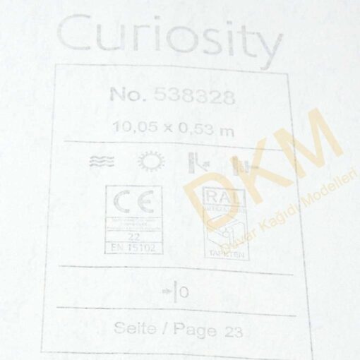 Rasch Curiosity C6-2 538328 Parlak maden Duvar Kağıdı 5m² - Görsel 3