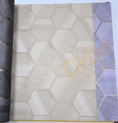 Lamborghini L5-5 Z12828 Geometrik şekiller Duvar Kağıdı 7m²