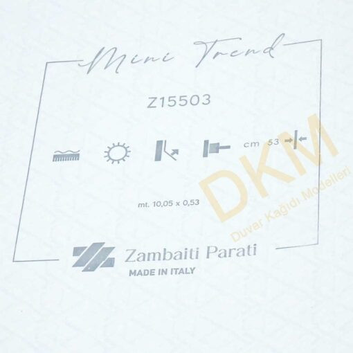 ithal Mini Trend Z3-1 Z15503 Küçük geometrik Duvar Kağıdı 5m² - Görsel 3