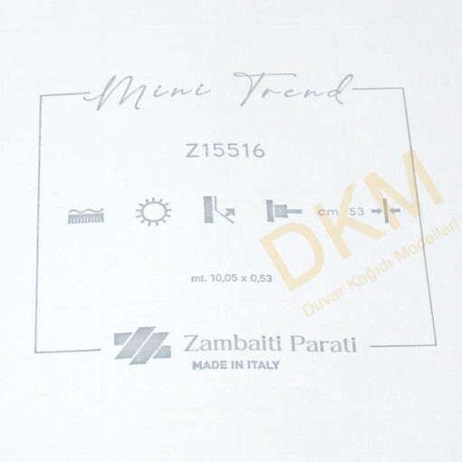 ithal Mini Trend Z4-2 Z15516 Küçük geometrik Duvar Kağıdı 5m² - Görsel 3