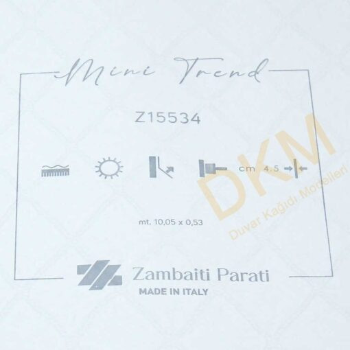 ithal Mini Trend Z9-1 Z15534 Küçük geometrik Duvar Kağıdı 5m² - Görsel 3