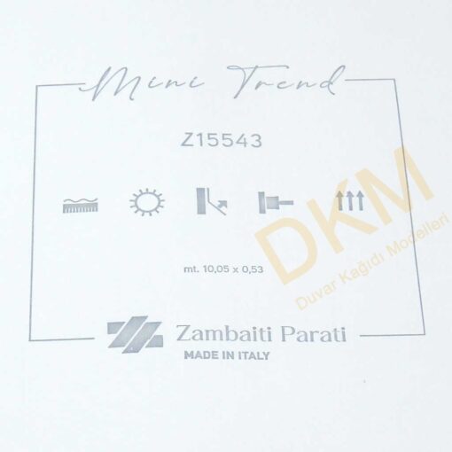 ithal Mini Trend Z12-2 Z15543 Kesik çizgili Duvar Kağıdı 5m² - Görsel 3