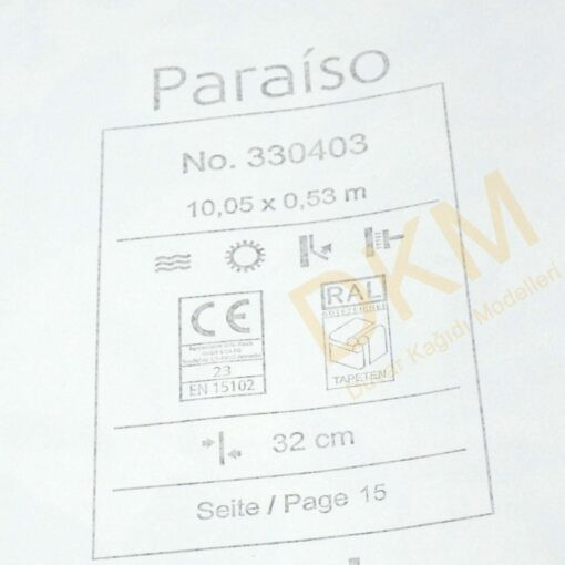 Rasch Paraiso P4-1 330403 Çiçek Duvar Kağıdı 5m² - Görsel 3