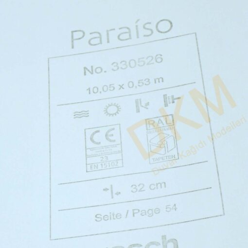 Rasch Paraiso P5-3 330526 Geometrik şekiller Duvar Kağıdı 5m² - Görsel 3