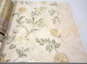 ithal Satin Flowers SF111-1 Z66801 Çiçek yaprak Duvar Kağıdı 5m²