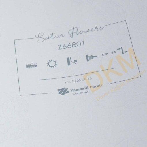 ithal Satin Flowers SF111-1 Z66801 Çiçek yaprak Duvar Kağıdı 5m² - Görsel 3