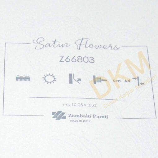 ithal Satin Flowers SF111-2 Z66803 Çiçek yaprak Duvar Kağıdı 5m² - Görsel 3