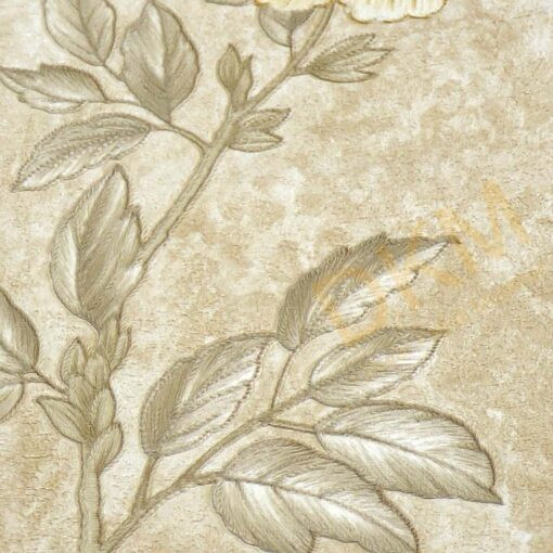ithal Satin Flowers SF111-2 Z66803 Çiçek yaprak Duvar Kağıdı 5m² - Görsel 2
