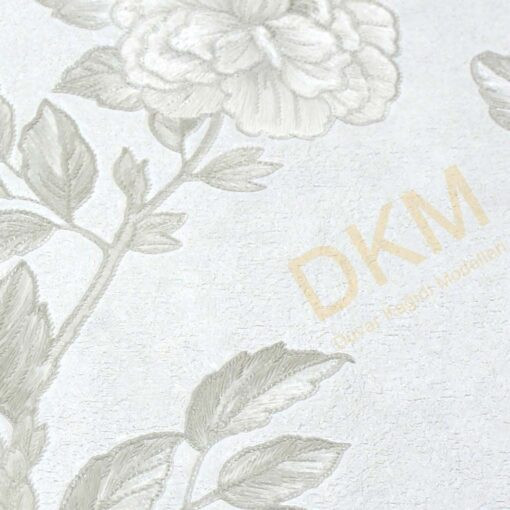 ithal Satin Flowers SF111-3 Z66805 Çiçek yaprak Duvar Kağıdı 5m² - Görsel 2