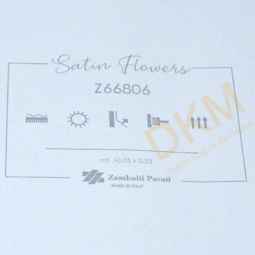 ithal Satin Flowers SF14-3 Z66806 Tek renk alacalı Duvar Kağıdı 5m² - Görsel 3