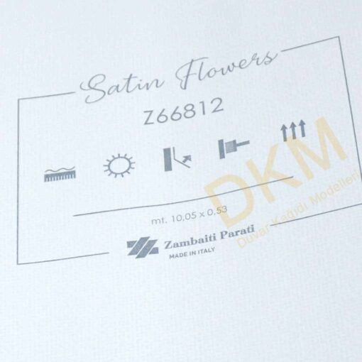 ithal Satin Flowers SF15-1 Z66812 Eskitme kumaş Duvar Kağıdı 5m² - Görsel 3