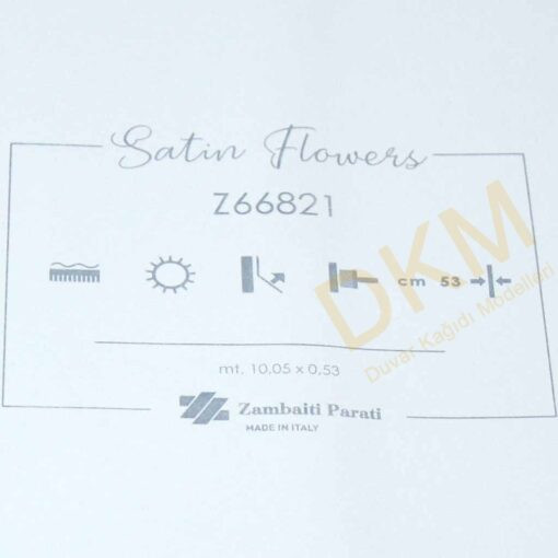 ithal Satin Flowers SF3-1 Z66821 Yaprak Duvar Kağıdı 5m² - Görsel 3