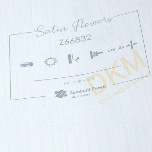 ithal Satin Flowers SF4-2 Z66832 Çiçek yaprak Duvar Kağıdı 5m² - Görsel 3