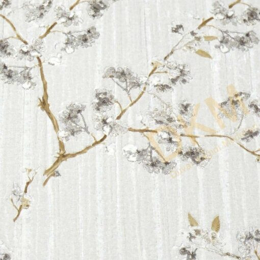ithal Satin Flowers SF4-2 Z66832 Çiçek yaprak Duvar Kağıdı 5m² - Görsel 2
