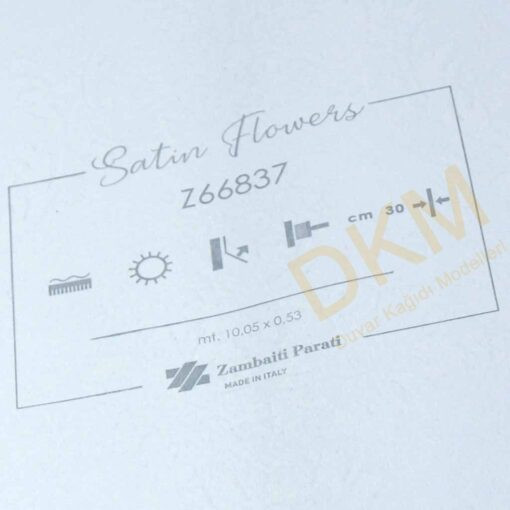 ithal Satin Flowers SF5-1 Z66837 Orta damask Duvar Kağıdı 5m² - Görsel 3