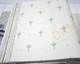 ithal Satin Flowers SF6-1 Z66847 Küçük damask Duvar Kağıdı 5m²