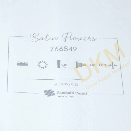 ithal Satin Flowers SF6-2 Z66849 Küçük damask Duvar Kağıdı 5m² - Görsel 3