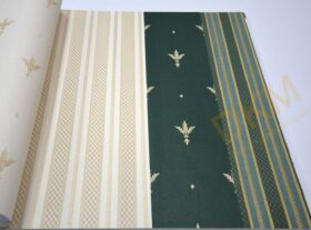 ithal Satin Flowers SF8-2 Z66850 İnce şerit çizgili Duvar Kağıdı 5m²