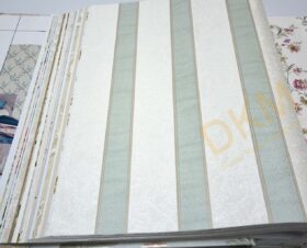 ithal Satin Flowers SF11-1 Z66854 İnce şerit çizgili Duvar Kağıdı 5m²