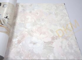 ithal Satin Flowers SF13-1 Z66858 Çiçek yaprak Duvar Kağıdı 5m²
