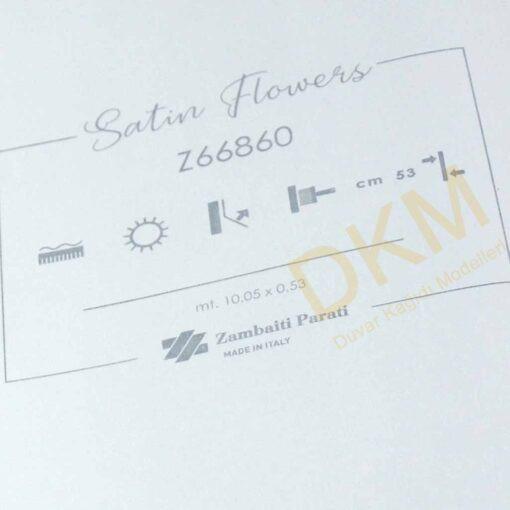 ithal Satin Flowers SF13-2 Z66860 Çiçek yaprak Duvar Kağıdı 5m² - Görsel 3