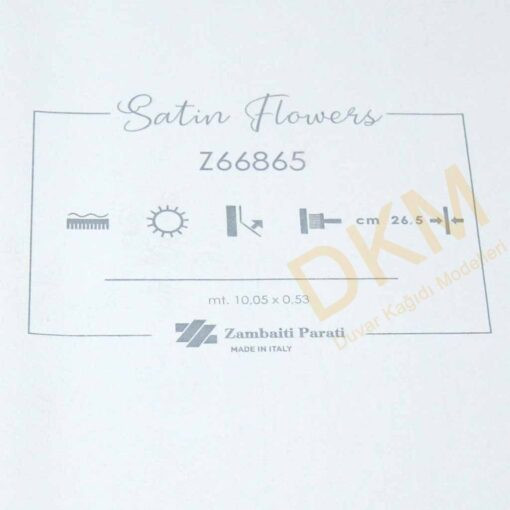 ithal Satin Flowers SF10-1 Z66865 Çiçek yaprak Duvar Kağıdı 5m² - Görsel 3