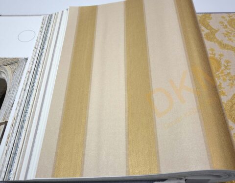 Tradizione Italiana T10-3 Z21746 İnce şerit çizgili Duvar Kağıdı 5m²