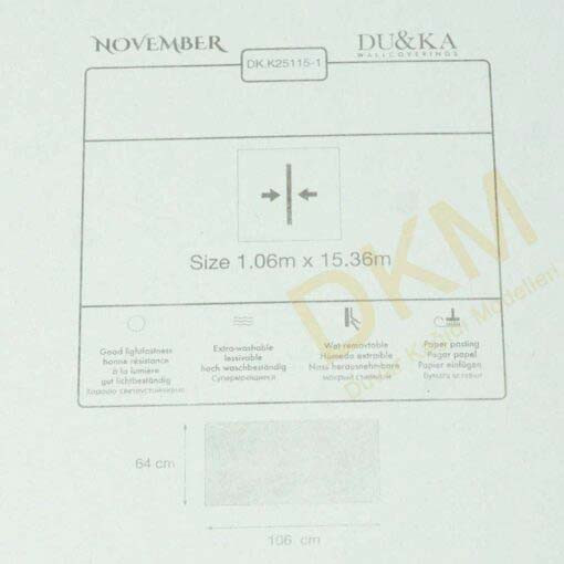 Duka Ambiance November dk.25115-1 Damarlı parlak Duvar Kağıdı 16m² - Görsel 3