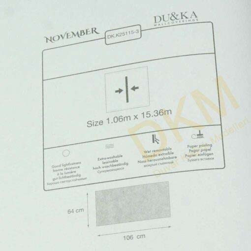 Duka Ambiance November dk.25115-3 Damarlı parlak Duvar Kağıdı 16m² - Görsel 3