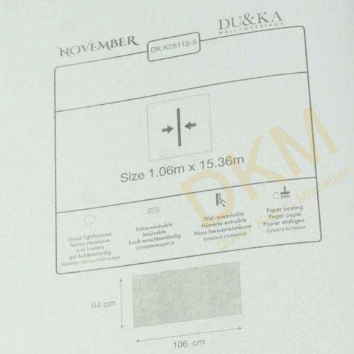 Duka Ambiance November dk.25115-5 Damarlı parlak Duvar Kağıdı 16m² - Görsel 3