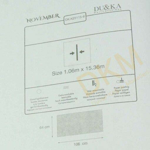 Duka Ambiance November dk.25115-6 Damarlı parlak Duvar Kağıdı 16m² - Görsel 3