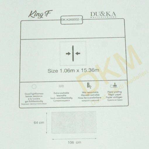 Duka Ambiance King F dk.260002-1 Döküntülü sıva Duvar Kağıdı 16m² - Görsel 3