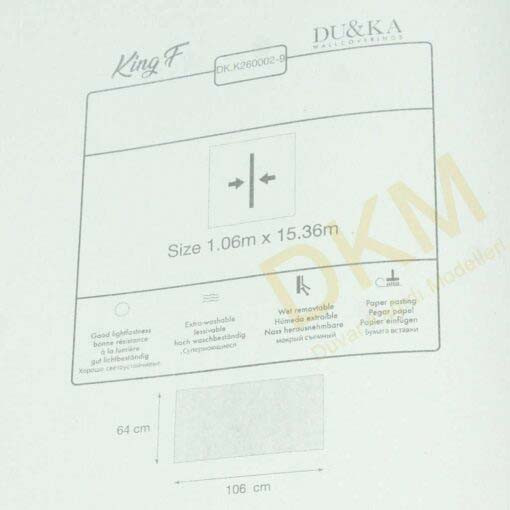 Duka Ambiance King F dk.260002-9 Döküntülü sıva Duvar Kağıdı 16m² - Görsel 3
