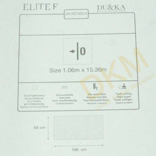 Duka Ambiance Elite F dk.27020-2 Düz kumaş Duvar Kağıdı 16m² - Görsel 3