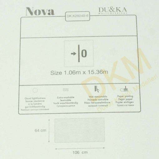 Duka Ambiance Nova dk.29240-6 Eskitme kumaş Duvar Kağıdı 16m² - Görsel 3